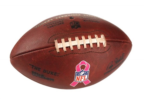 2013 Game Used NFL Football From San Diego Chargers vs Oakland Raiders Game on October 6 at Oakland Coliseum (MeiGray)